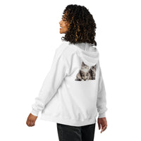 Sweat à capuche épais unisexe à fermeture éclair Maine Coon - La boutique du Maine Coon