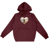 Sweat-shirt "Cœur Maine Coon" Bio & Recyclé - La boutique du Maine Coon
