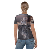T-shirt chaton et tigre - La boutique du Maine Coon