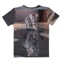 T-shirt chaton et tigre - La boutique du Maine Coon