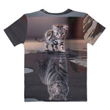 T-shirt chaton et tigre - La boutique du Maine Coon