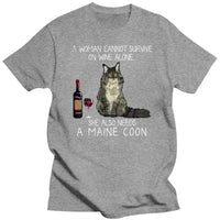 T-shirt Graphique Drôle Oversize - La boutique du Maine Coon