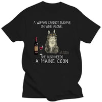 T-shirt Graphique Drôle Oversize - La boutique du Maine Coon