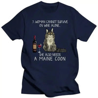 T-shirt Graphique Drôle Oversize - La boutique du Maine Coon