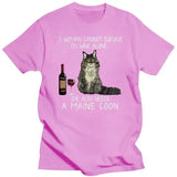 T-shirt Graphique Drôle Oversize - La boutique du Maine Coon