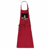 Tablier "Maine Coon qui Cuisine" - 100% Coton Bio TOP Qualité - Grande Poche et Boucle Recyclée - La boutique du Maine Coon