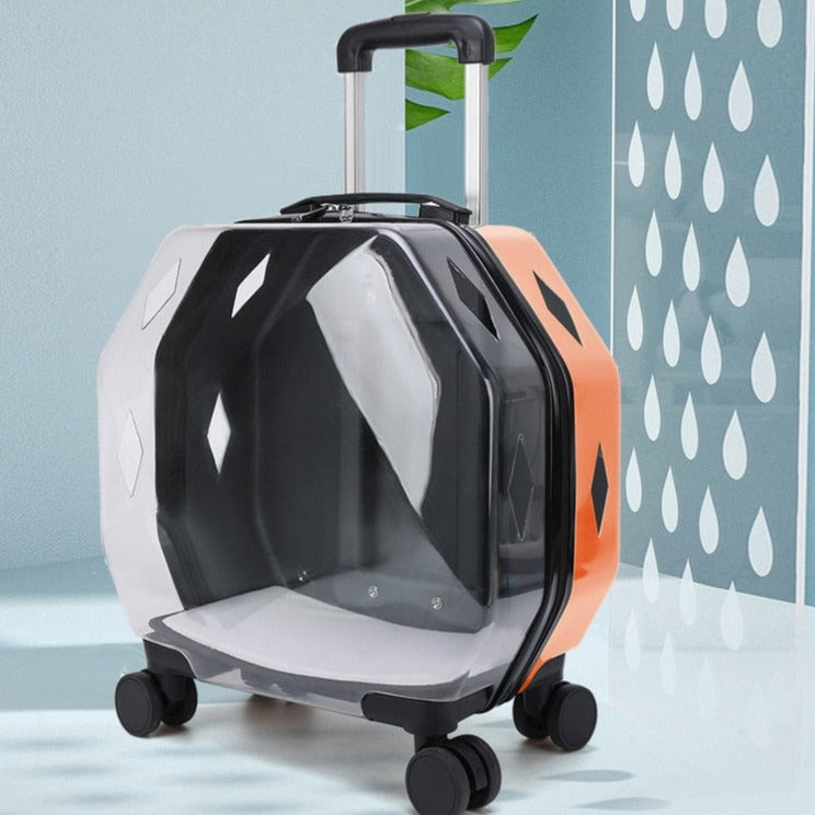 Sac de transport à roulette pour chat