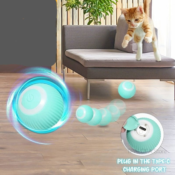 Balle de jeux pour chat à mouvements aléatoires