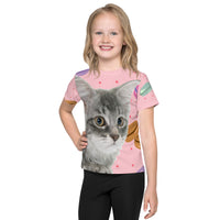 T-shirt col ras du cou enfant Maine Coon - T2 - Vêtements et