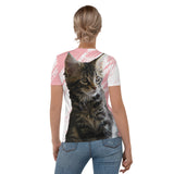 T-shirt chaton Maine Coon pour Femme - Hauts