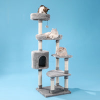 Arbre à chat 140 cm - Modèle: El Lirio - Arbre à chats