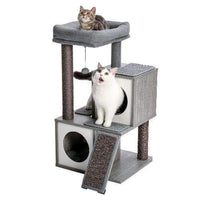 Arbre à chat moderne 89 cm - Arbre à chats | La boutique du Maine Coon