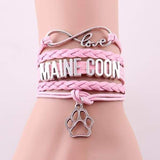 Bracelet chat Maine Coon pour femme - Bracelets | La boutique du Maine Coon