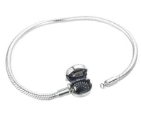 Bracelet tête de chat en argent - Bracelets | La boutique du Maine Coon