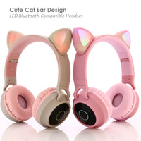 Casque bluetooth oreilles de chat - casque audio