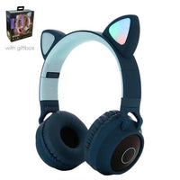 Casque bluetooth oreilles de chat - E - casque audio