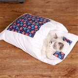 Couchage cocooning pour chat - 55x40cm / Dark Blue - 