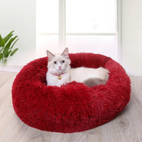 Couchage moelleux pour chat - 80cm / Blanc - couchage