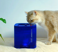 Fontaine au design coloré pour chat - Fontaine