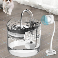 Fontaine à Eau Automatique Chat Chien - Filtre Intégré, Circulation Silencieuse - 17x14x12,5 Cm - 2