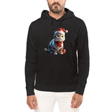 Hoodie Chat Noel - La boutique du Maine Coon