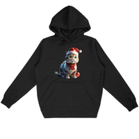 Hoodie Chat Noel - La boutique du Maine Coon