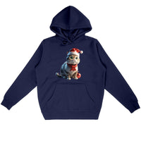Hoodie Chat Noel - La boutique du Maine Coon