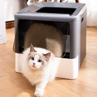 Maison de toilette pour chat 47 x 37 x 37 cm - litière
