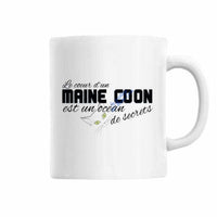 Mug Coeur de Maine Coon - Mug | La boutique du Maine Coon