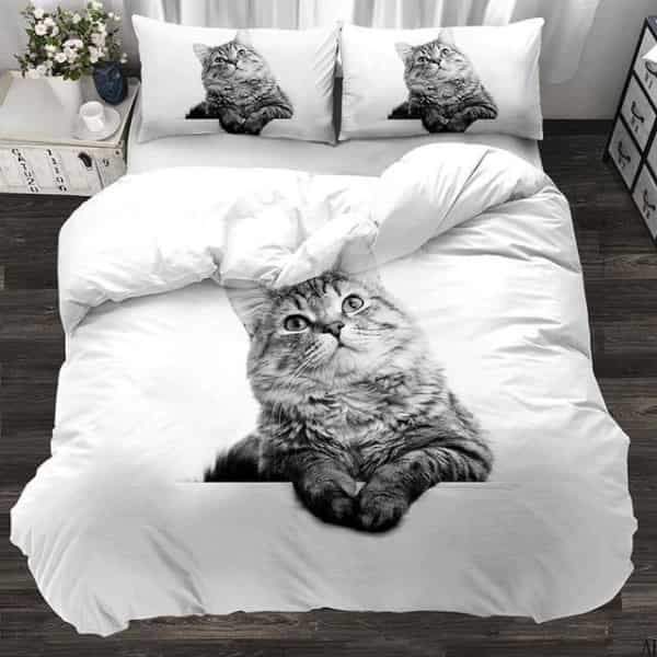 Parure de lit chat Maine Coon - Parure de lit | La boutique du Maine Coon
