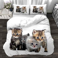 Parure de lit chatons - Parure de lit | La boutique du Maine Coon