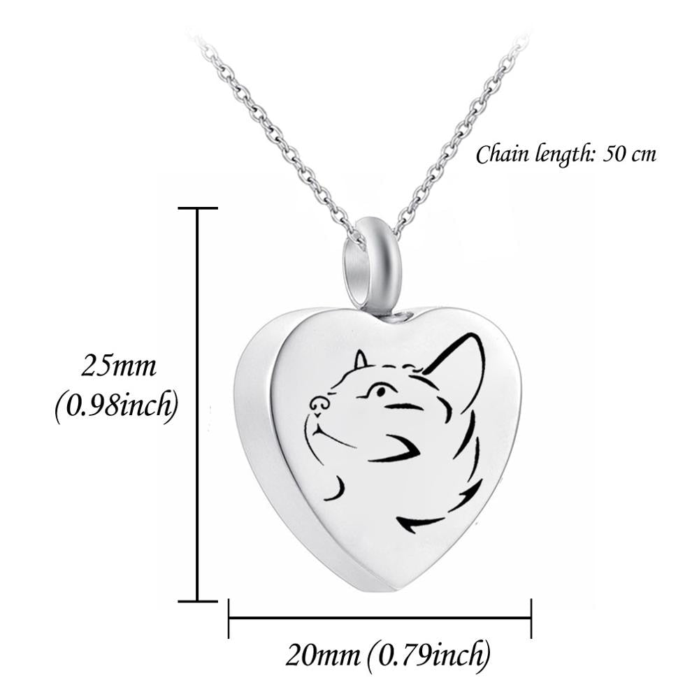 Pendentif coeur urne funéraire - Urnes funéraires
