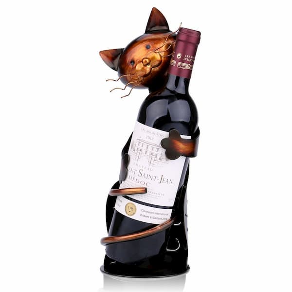 Porte bouteille de vin en forme de chat - Porte bouteille 