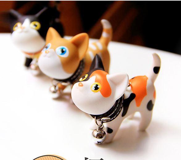 Porte-clefs avec un charmant chat en 3D - Porte-clefs | La boutique du Maine Coon