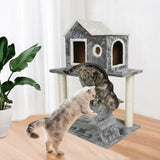 Arbre à chat maison 88 cm - Modèle: Casa - Arbre à chats