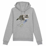 Pull Unisexe Chaton Maine Coon - Gris / XS - Sweat