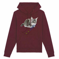 Pull Unisexe Chaton Maine Coon - Bordeaux / XS - Sweat