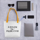 Sac cabas Maine Coon fourre-tout exclusif "J'ai Maine Coon" - Sacs | La boutique du Maine Coon