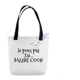 Sac cabas Maine Coon fourre-tout exclusif "J'ai Maine Coon" - Sacs | La boutique du Maine Coon