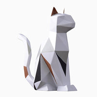 Statue chat design en résine - Statue | La boutique du Maine Coon