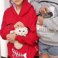 Sweat chat kangourou - Sweat | La boutique du Maine Coon
