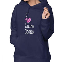Sweatshirt Maine Coon "I love Maine Coon" | La boutique du Maine Coon
