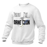 Sweater Maine Coon "j'peux pas, j'ai Maine Coon" Exclusif - Sweat | La boutique du Maine Coon
