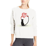 Sweatshirt chat amoureux - Sweat | La boutique du Maine Coon