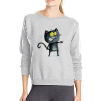Sweatshirt chat en colère - Sweat | La boutique du Maine Coon