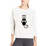 Sweatshirt chat qui glisse - Sweat | La boutique du Maine Coon