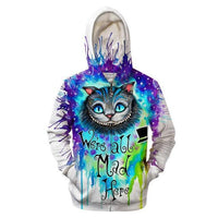 Sweatshirt chat We are all mad here - Sweat | La boutique du Maine Coon