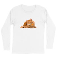T-shirt à manches longues Maine Coon et poissons - La boutique du Maine Coon