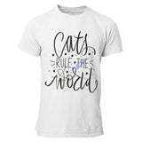 T-shirt Cats rule the World Homme - T-shirt
