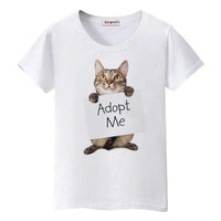 T-shirt chat adopte moi - T-shirt